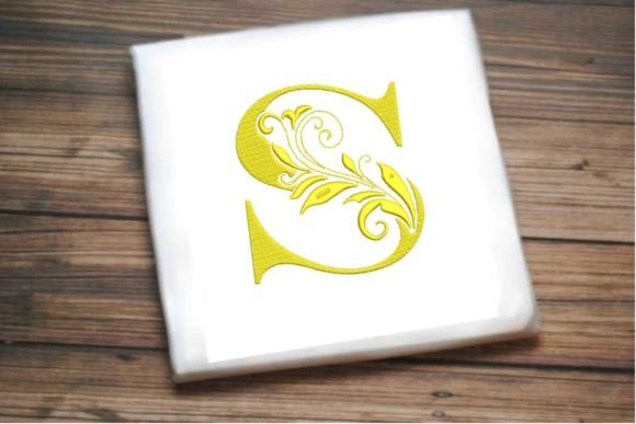 Elegant Floral Alphabet Letter S Design Review