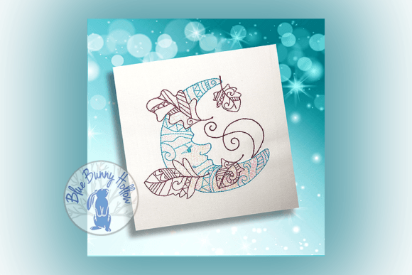 Reviewing Moon Leaf: A Whimsical Embroidery Design
