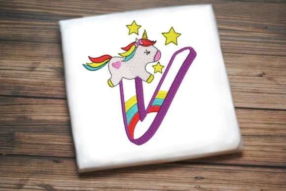 Unicorn Rainbow Letter V: Craft Fair Review
